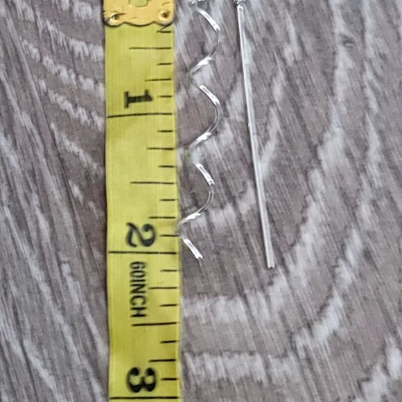 925 Sterling Silver Spiral Earrings - Picture 12 of 12